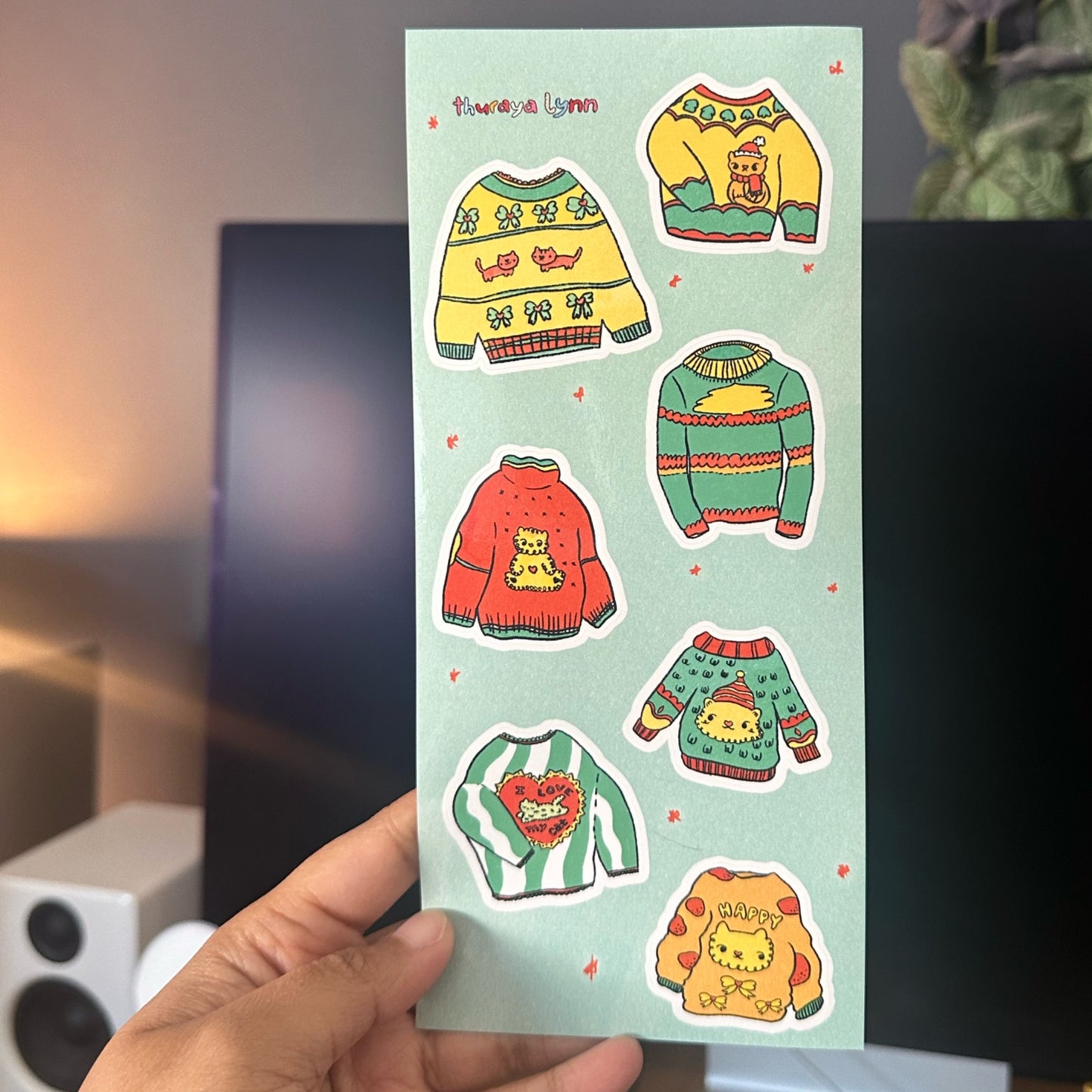 Sticker Sheet: “ Sweater Weather”