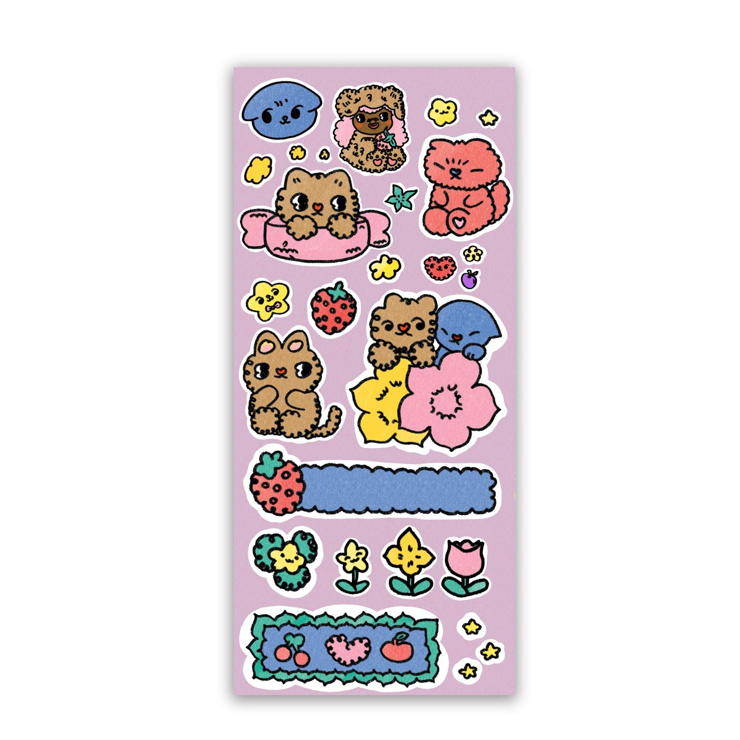 Sticker Sheet: “Cute Friends”