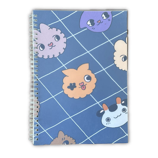 Notebook: “Blep blep friends”