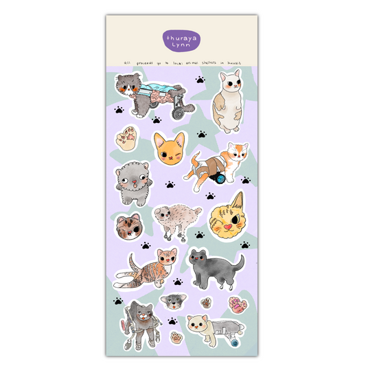 Sticker Sheet - Special Kitties